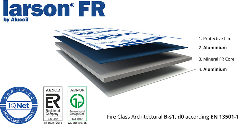 Aluminum facade ALUCOIL - HPRO